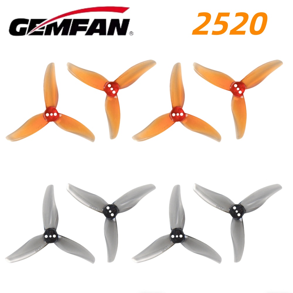 Drone Racing Motor - 4 pary śmigieł Gemfan Hurricane 2520