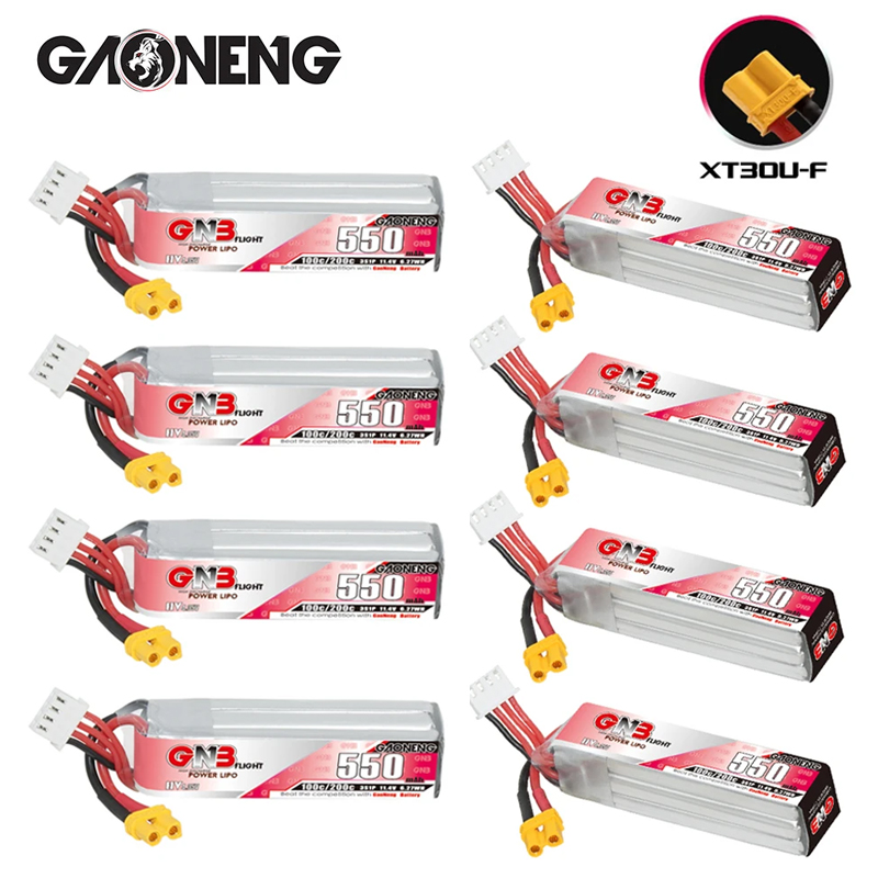 Drone Racing Battery - GNB HV 11.4V 550mAh 100C/200C akumulator