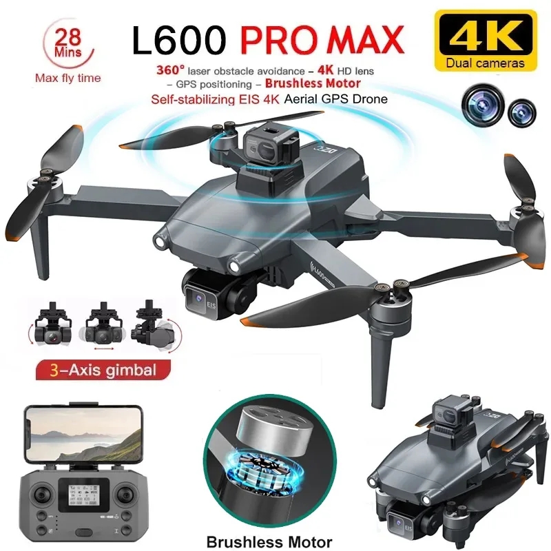 Drone Racing Camera - L600 PRO MAX GPS Drone Profesjonalny