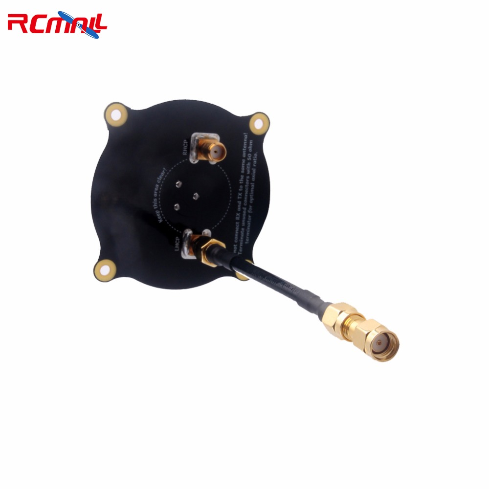 Drone Racing Antenna - Antena patch 5.8GHz 9.4dBi z potrójnym