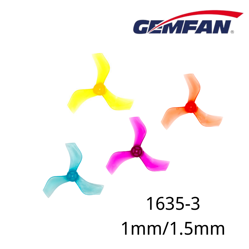 Drone Racing Propeller - Śmigła Gemfan 1635 40mm 3-łopatowe, 8
