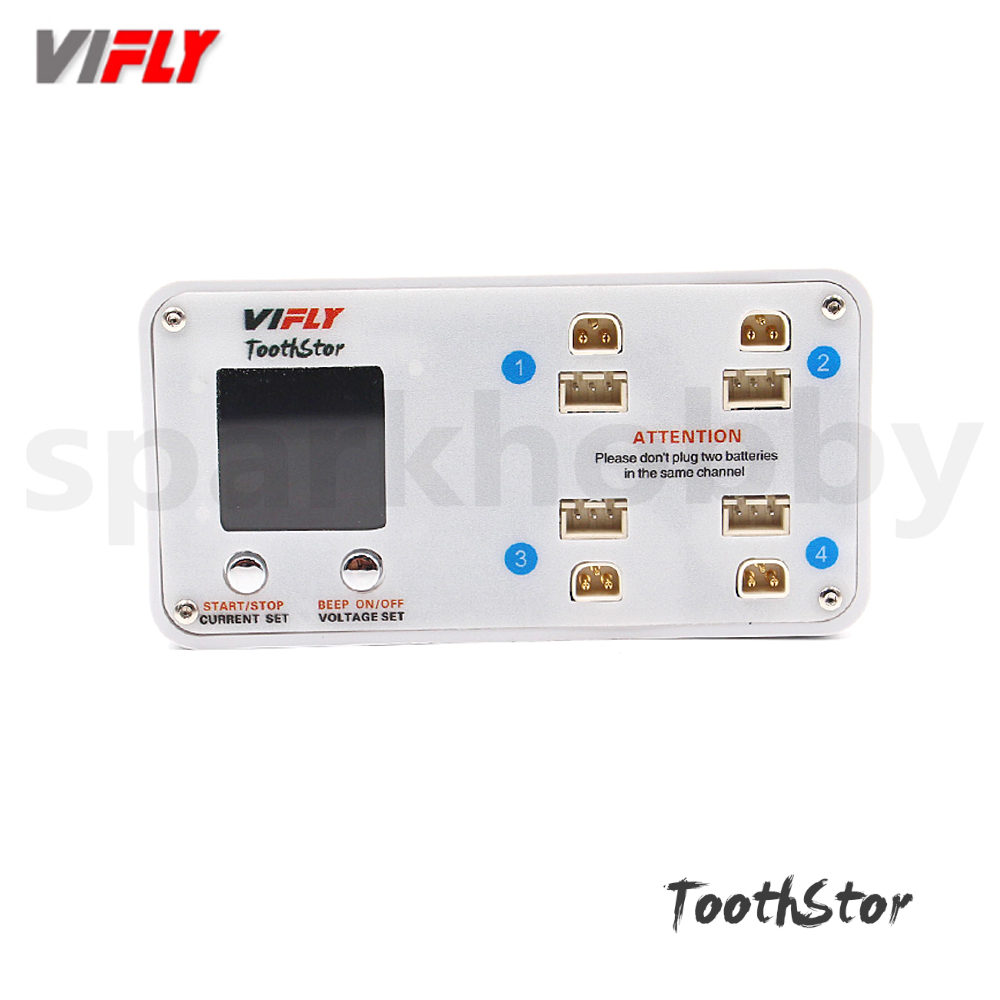 Drone Racing Charger - Ładowarka balansująca VIFLY ToothStor 4-portowa 2S