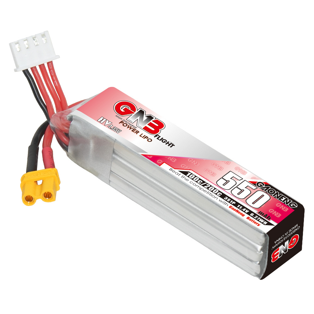 GNB HV 11.4V 550mAh 100C/200C  – Drone Racing Battery recenzja i cena