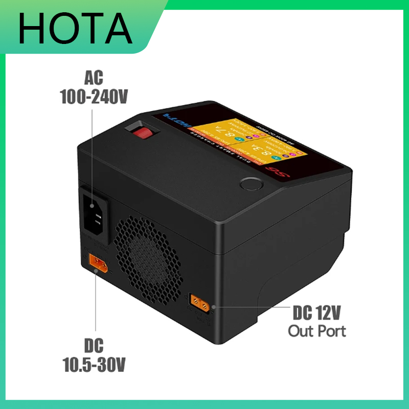 SkyCityFPV HOTA S6 AC 400W 15A – Drone Racing Charger recenzja i cena