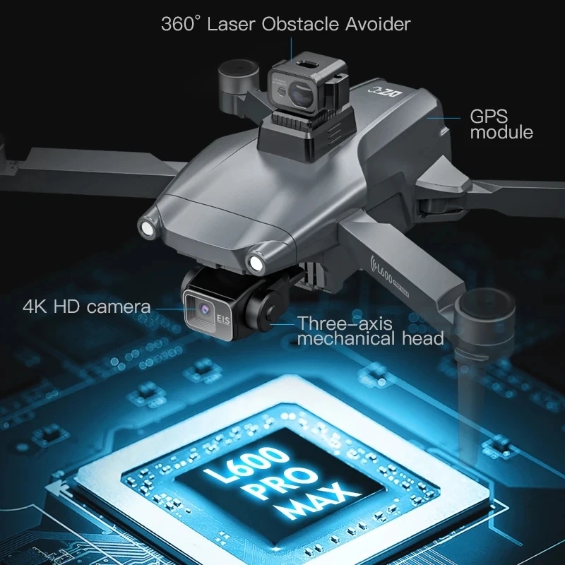 L600 PRO MAX GPS Drone Profesj – Drone Racing Camera recenzja i cena