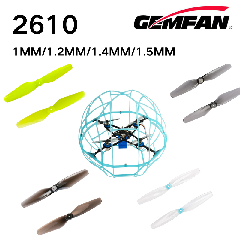 2610 Śmigła Gemfan 2.6 cala 2- – Drone Racing Battery recenzja i cena