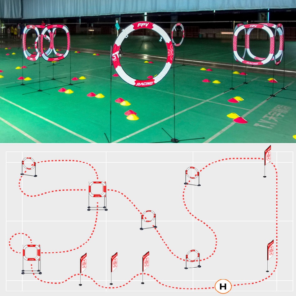 Bramka celownicza FPV do wyści – Drone Racing Flag recenzja i cena